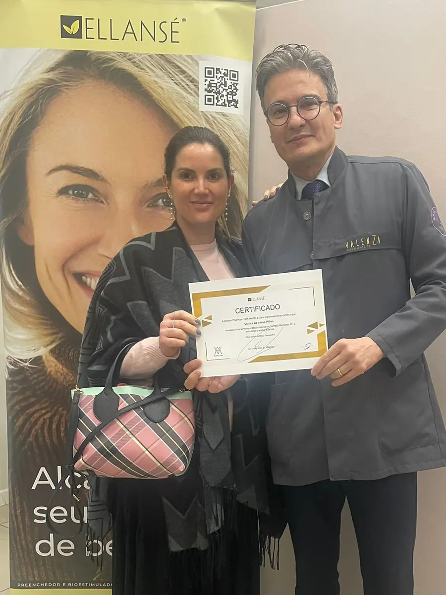 Dra. Clarice Pillon em treinamento prático